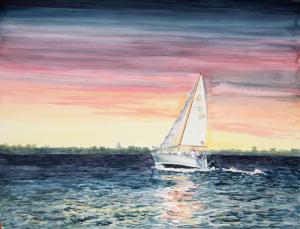 Painting of the Week, Sailing Through Life